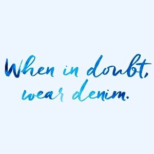 Jeans Jeans and more Jeans!